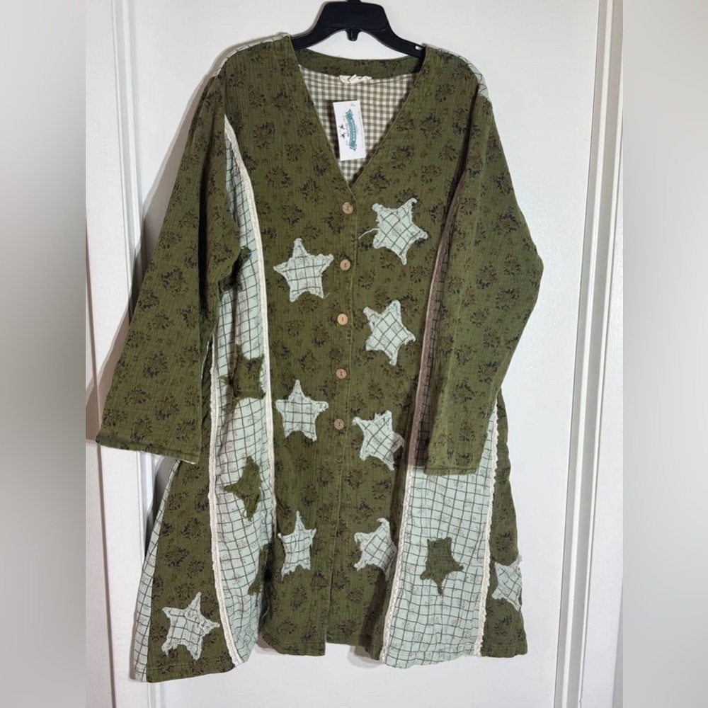 NWT Farm Girls Fancy Frills Boutique Women's Dress Size Large